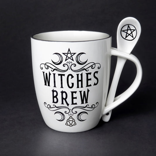 Witches Brew Cup and Spoon