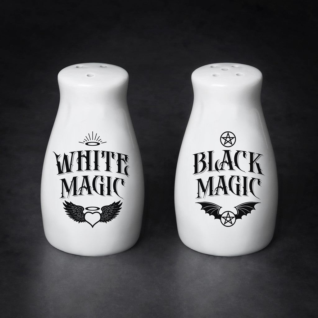 White Magic / Black Magic Salt & Pepper Set